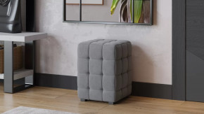 Пуф «Аристо» Велюр Серый в Пангоды - pangody.mebel-tymen.ru | фото