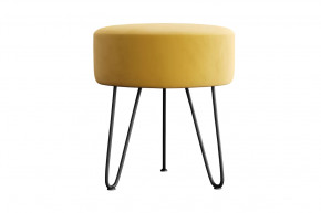 Пуф Берг Велюр Ультра Мустард в Пангоды - pangody.mebel-tymen.ru | фото