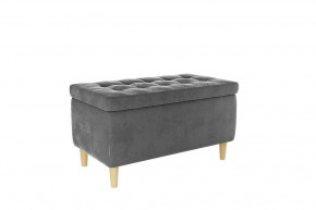 Пуф Чарли 2 графит (велюр) в Пангоды - pangody.mebel-tymen.ru | фото