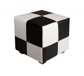 Пуф детский квадратный Марио (черно-белый) в Пангоды - pangody.mebel-tymen.ru | фото