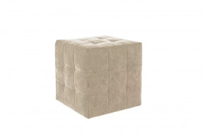 Пуф Рубик 2 капучино (велюр) в Пангоды - pangody.mebel-tymen.ru | фото