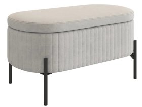 Пуф Винни галька (велюр) в Пангоды - pangody.mebel-tymen.ru | фото