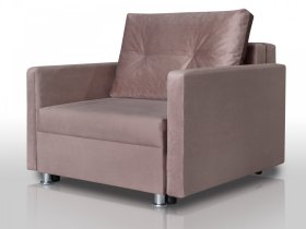Кресло-кровать Реал 80 с подлокотниками коричневый в Пангоды - pangody.mebel-tymen.ru | фото