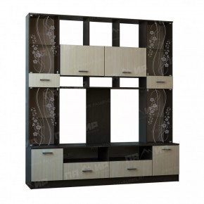 САБИНА СМ-2000 Стенка (ш2000*г520*в2200мм), ЛДСП венге/дуб белфорт в Пангоды - pangody.mebel-tymen.ru | фото