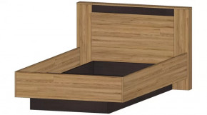 Серия Бостон Кровать 1200 дуб вотан в Пангоды - pangody.mebel-tymen.ru | фото