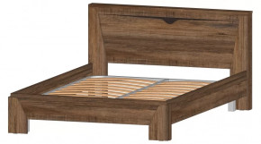 Серия Регина кровать 2х сп. 1400 дуб самдал в Пангоды - pangody.mebel-tymen.ru | фото