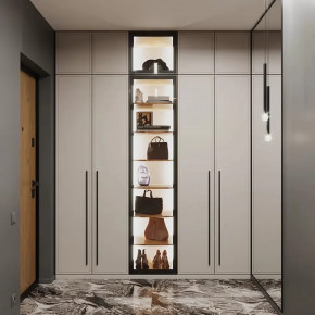 Шкаф 2000 Грей классик шагрень Либерти в Пангоды - pangody.mebel-tymen.ru | фото