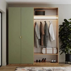 Шкаф 2000 Олива шагрень Фаска в Пангоды - pangody.mebel-tymen.ru | фото