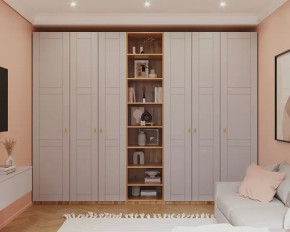 Шкаф 3000 Софт серый Графика в Пангоды - pangody.mebel-tymen.ru | фото