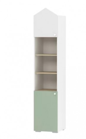 Шкаф для книг Банни НМ 041.44 Меренга/Макарун в Пангоды - pangody.mebel-tymen.ru | фото