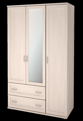 Шкаф для одежды 3-х дверный «Ника-Люкс» №18 в Пангоды - pangody.mebel-tymen.ru | фото