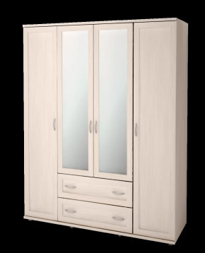 Шкаф для одежды 4-х дверный «Ника-Люкс» №19 в Пангоды - pangody.mebel-tymen.ru | фото