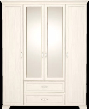 Шкаф для одежды 4-х дверный с зеркалом «Венеция» №2 в Пангоды - pangody.mebel-tymen.ru | фото