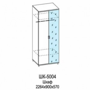 Шкаф для одежды и белья ШК-5004 Грейс в Пангоды - pangody.mebel-tymen.ru | фото