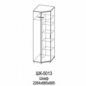 Шкаф для одежды и белья ШК-5013 Грейс в Пангоды - pangody.mebel-tymen.ru | фото