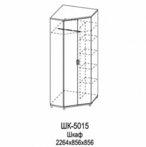 Шкаф для одежды и белья ШК-5015 Грейс в Пангоды - pangody.mebel-tymen.ru | фото