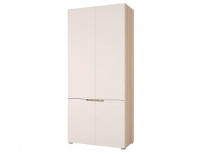 Шкаф двухстворчатый Анталия Сонома-Белый софт в Пангоды - pangody.mebel-tymen.ru | фото