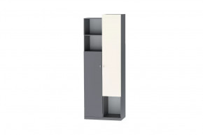 Шкаф Клео Шк-2, 800 мм, графит, миндаль Диал в Пангоды - pangody.mebel-tymen.ru | фото