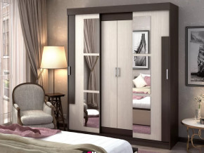 Шкаф-купе Фея Венге/Дуб белфорт в Пангоды - pangody.mebel-tymen.ru | фото