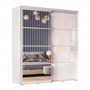 Шкаф-купе Крафт-6 Ясень белый в Пангоды - pangody.mebel-tymen.ru | фото