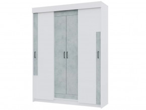 Шкаф купе Victor Белый-Бетон в Пангоды - pangody.mebel-tymen.ru | фото