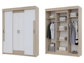 Шкаф купе Victor Сонома-Белый в Пангоды - pangody.mebel-tymen.ru | фото