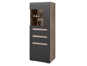 Шкаф Наоми ШК-24 графит нубук в Пангоды - pangody.mebel-tymen.ru | фото