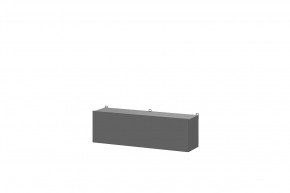 Шкаф навесной графит серый Денвер в Пангоды - pangody.mebel-tymen.ru | фото