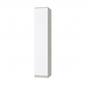 Шкаф-пенал Лори, 452 мм, дуб серый/белый в Пангоды - pangody.mebel-tymen.ru | фото