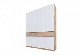 Шкаф распашной Турин белый глянец в Пангоды - pangody.mebel-tymen.ru | фото