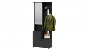 Шкаф-секция комбинированная «Витра» тип 1 Антрацит в Пангоды - pangody.mebel-tymen.ru | фото