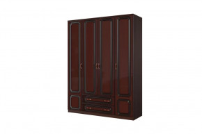 Шкаф ШР-4 "Лакированный орех" без зеркала в Пангоды - pangody.mebel-tymen.ru | фото