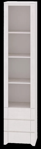 Шкаф-стеллаж «Твист» №2 в Пангоды - pangody.mebel-tymen.ru | фото