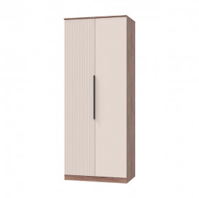 Шкаф Тоскана двухдверный 902 мм, для одежды, дуб табачный/бисквит в Пангоды - pangody.mebel-tymen.ru | фото