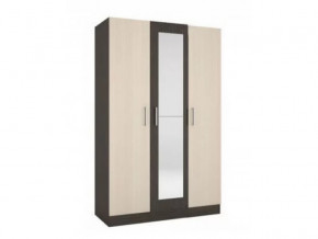 Шкаф трехстворчатый Леси Венге-Дуб в Пангоды - pangody.mebel-tymen.ru | фото