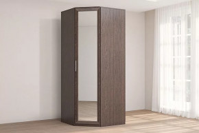 Шкаф угловой с зеркалом Кэт-4 Венге Диал в Пангоды - pangody.mebel-tymen.ru | фото