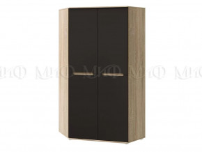 Шкаф угловой универсальный Ким Графит софт, сонома в Пангоды - pangody.mebel-tymen.ru | фото