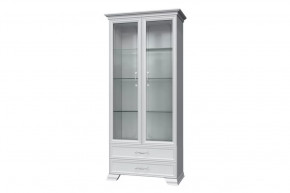 Шкаф витрина-2 стекла "Грация" в Пангоды - pangody.mebel-tymen.ru | фото