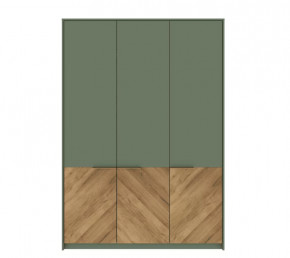 SIENA шкаф SZF3D (Дымчатый зеленый/Дуб вотан) в Пангоды - pangody.mebel-tymen.ru | фото