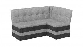 Скамья угловая «Оскар» исп. 2 Микровелюр Wellmart Silver, Graphite в Пангоды - pangody.mebel-tymen.ru | фото