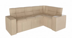 Скамья угловая со спальным местом КВАДРО Тип 4 Бежевый в Пангоды - pangody.mebel-tymen.ru | фото