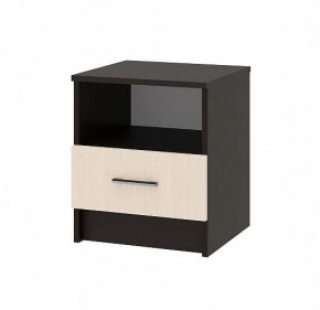 СОФИЯ Тумба прикроватная (ш400*г378*в470мм), ЛДСП венге/дуб белфорт в Пангоды - pangody.mebel-tymen.ru | фото