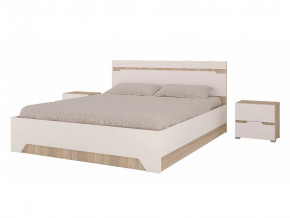 Спальный гарнитур Анталия Сонома-Белый софт в Пангоды - pangody.mebel-tymen.ru | фото