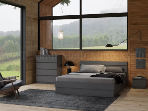 Спальный гарнитур Челси Графит в Пангоды - pangody.mebel-tymen.ru | фото