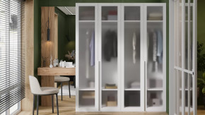 Спальный гарнитур «Порто» №4 Яблоня Беллуно, Белый в Пангоды - pangody.mebel-tymen.ru | фото