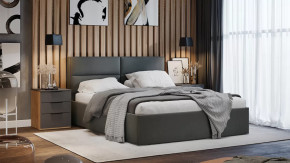 Спальный гарнитур «Порто» стандартный Яблоня Беллуно, Графит софт, Велюр Графит в Пангоды - pangody.mebel-tymen.ru | фото