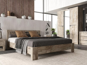 Спальный гарнитур Ривьера Дуб Юкон, Бетон темный в Пангоды - pangody.mebel-tymen.ru | фото