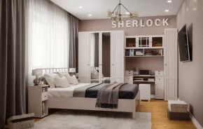 Спальный гарнитур Sherlock в Пангоды - pangody.mebel-tymen.ru | фото