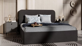 Спальный гарнитур «Тиффани» стандартный Базальт, Грей софт, Велюр Графит в Пангоды - pangody.mebel-tymen.ru | фото