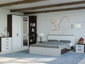 Спальный гарнитур Венеция-1 Венге/Белое дерево в Пангоды - pangody.mebel-tymen.ru | фото